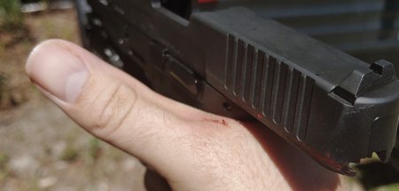 Taurus G3C slide bite