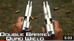 Double Barreled 1911 Pistol Quad Wield Rapid Fire! 