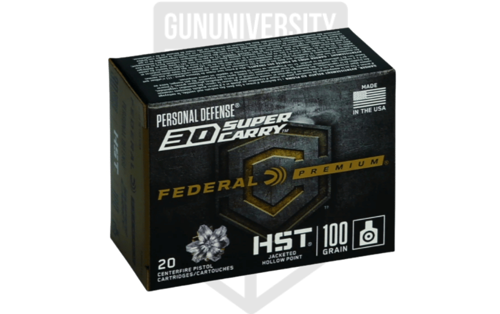 Federal HST 30 Super Carry 100gr JHP