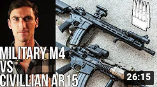 Military M4 vs High End Civilian AR15