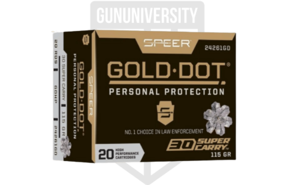 Speer Gold Dot 30 Super Carry 115gr HP