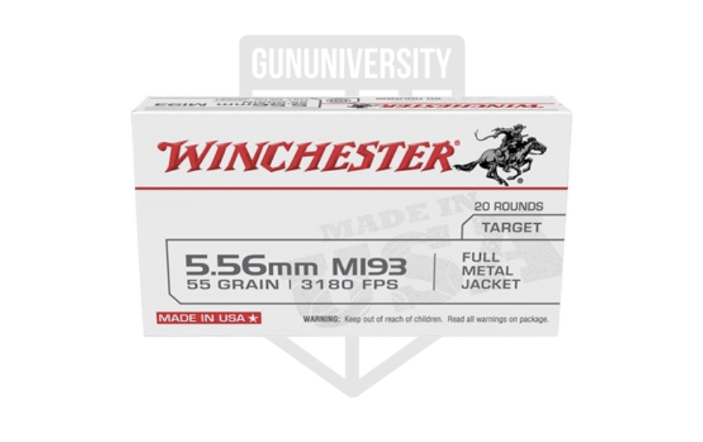 Winchester 5.56 55gr FMJ