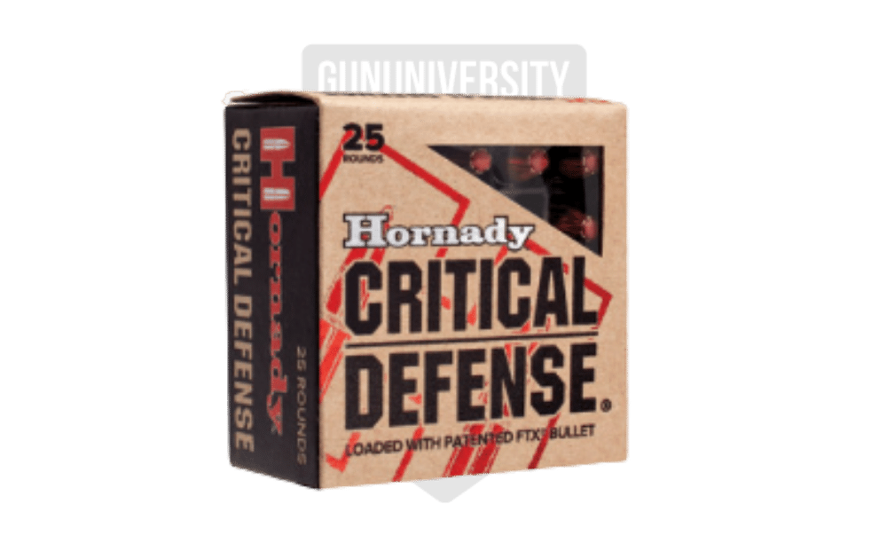 Hornady Critical Defense 9mm FTX