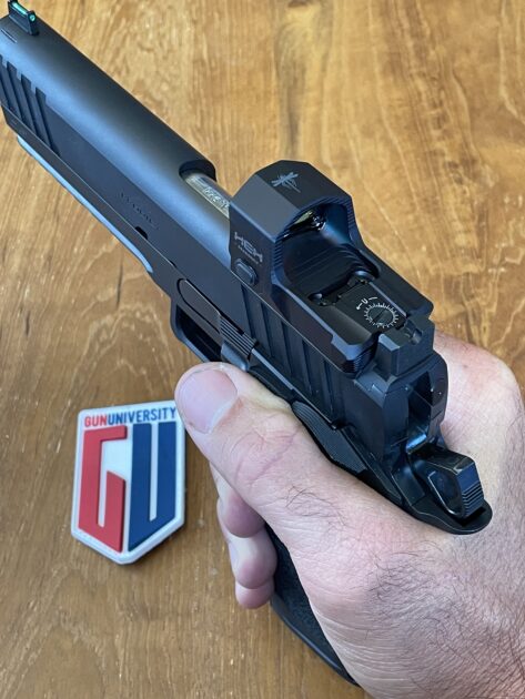 prodigy 1911 grip size