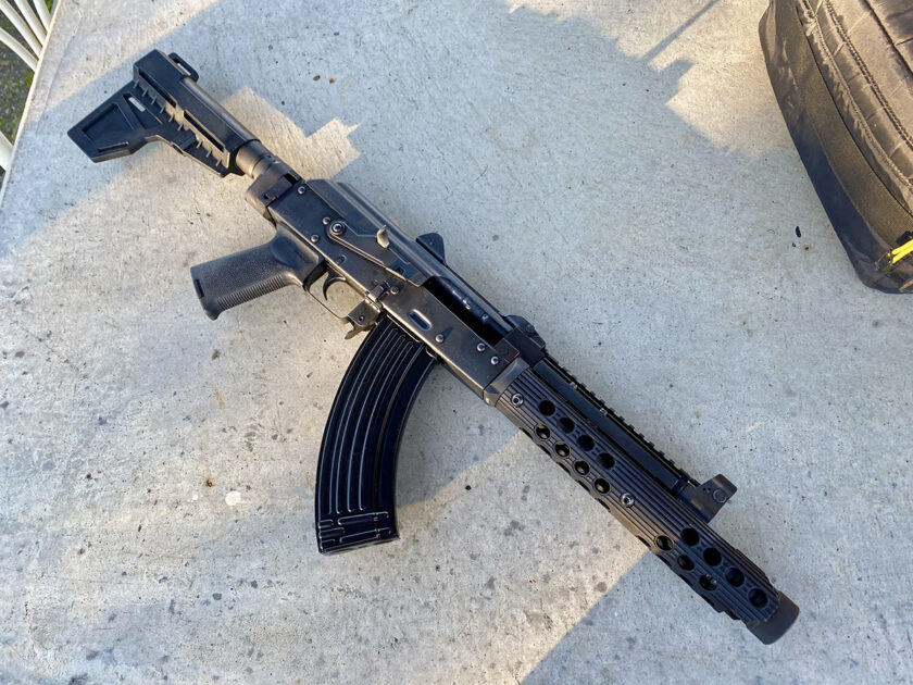 ZPAP92 with KAK Shockwave brace and other accessories.