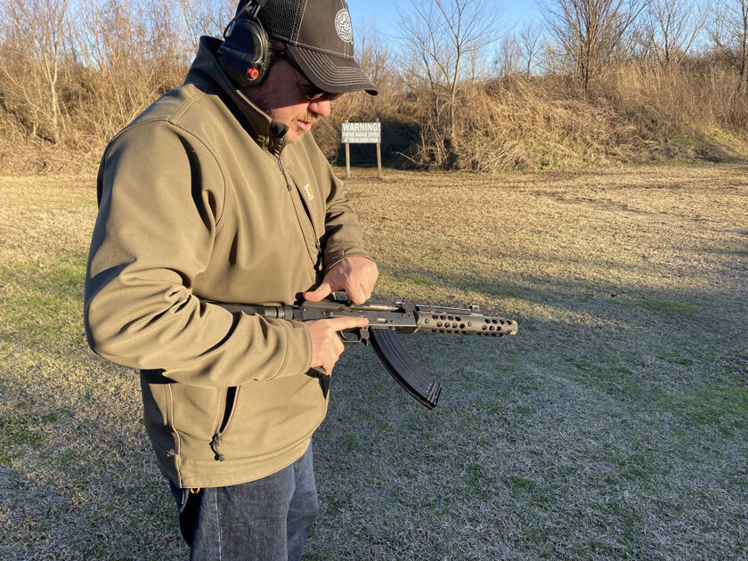 Zastava AK pistol review - on the range