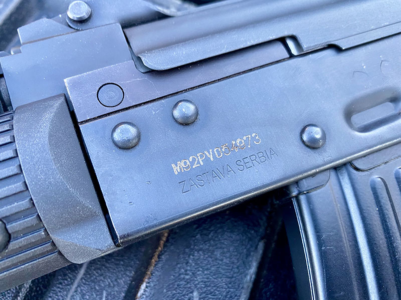 This ZPAP92 was made in Serbia