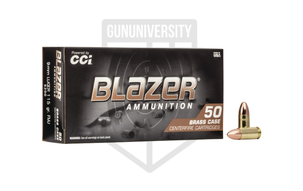 CCI Blazer 9mm Ammo