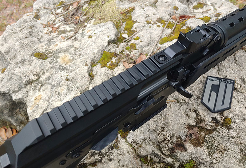 PSA AK-V top rail for optics etc. 