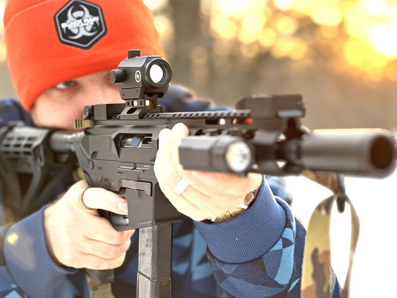 On the range with the PX9 pistol caliber carbine from Palmetto State Armory