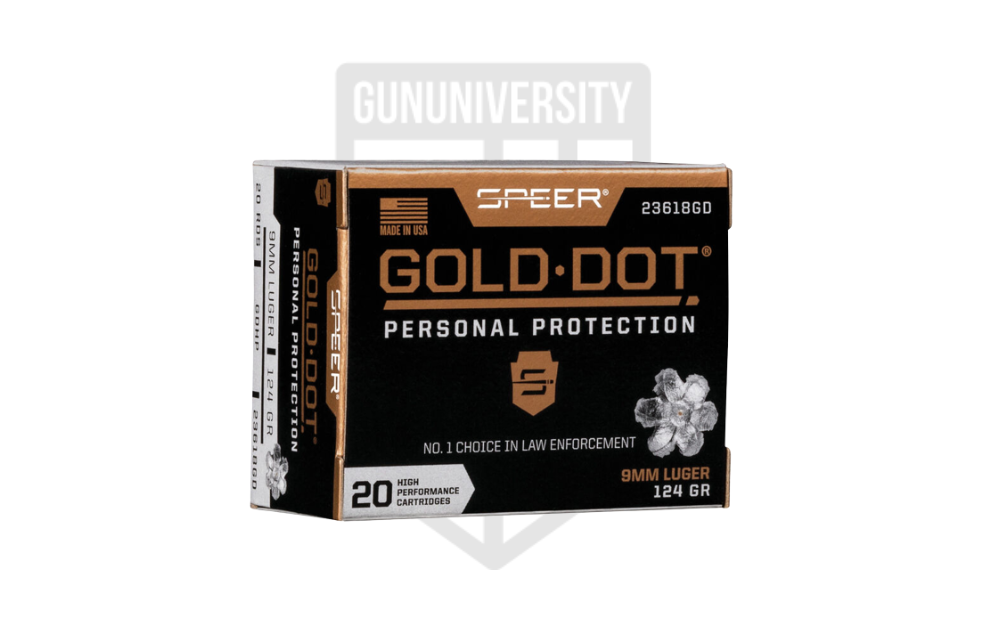 Speer Gold Dot 9mm Ammo