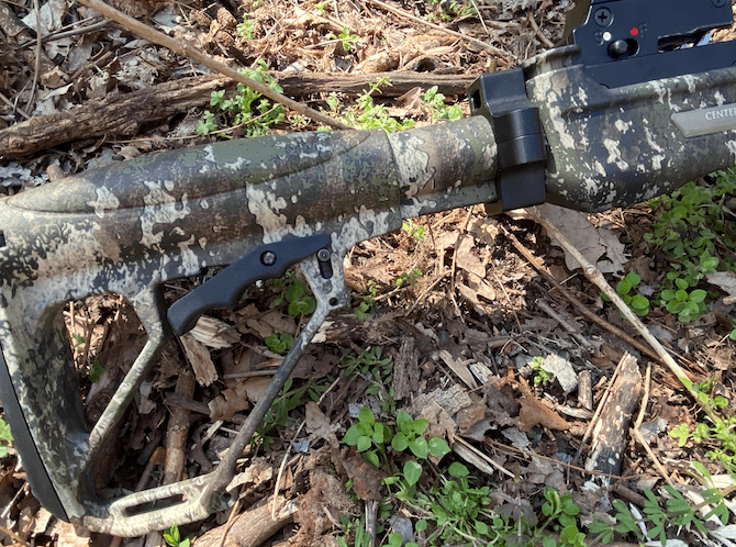 Adjustable stock of the CP400 crossbow