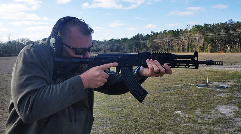 Palmetto State Armory AK review - Travis Pike shooting the PSAK 47 GF3