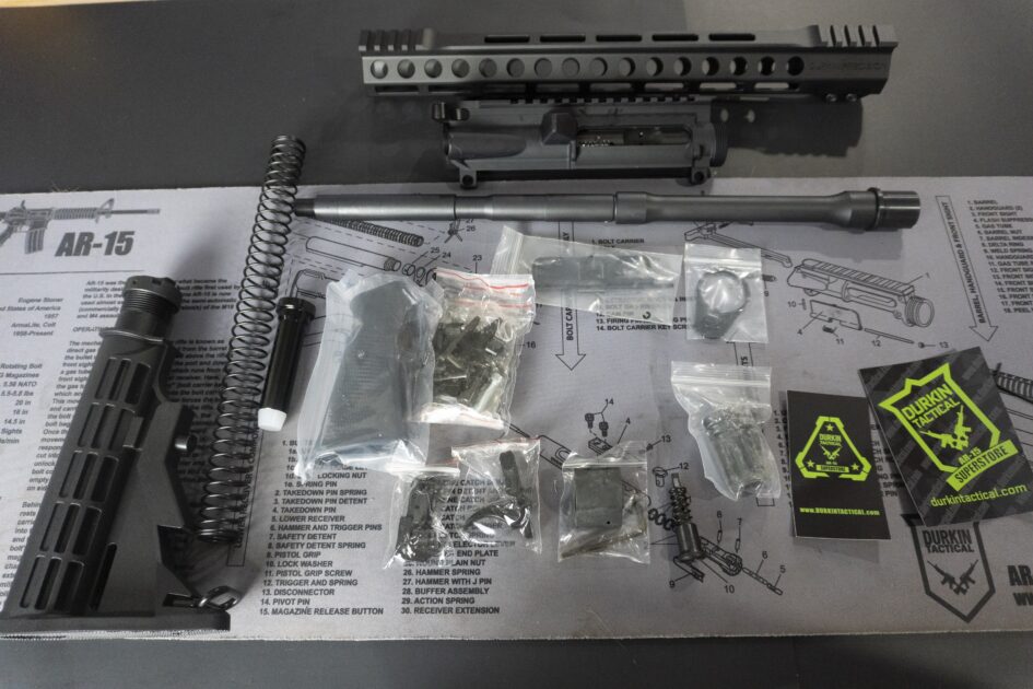 Durkin Tactical Build Kit Unpackaged