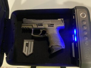 Onnais Gun Safe with Gun