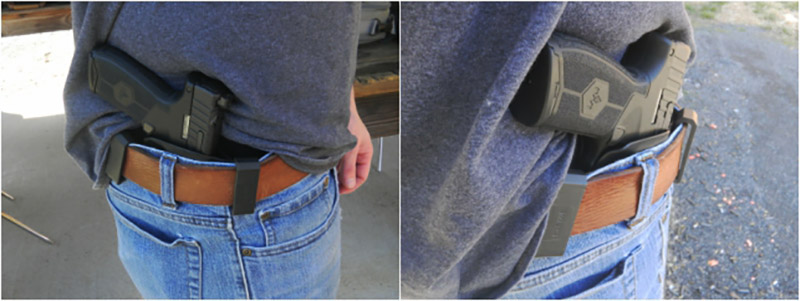 LAG Tactical holster for the Masada Slim 9mm pistol.