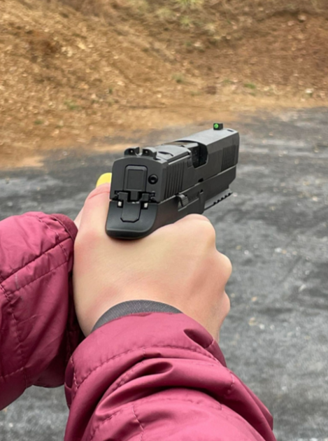Sig Sauer P320 In The Hand