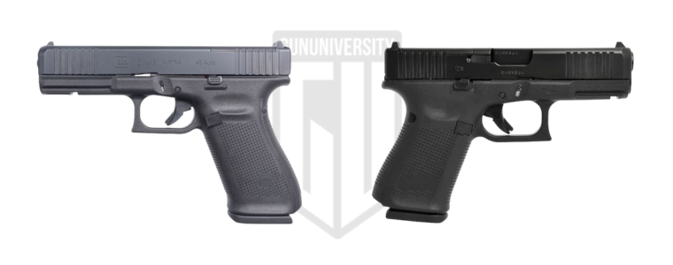 Glock 21 vs Glock 19 Comparison