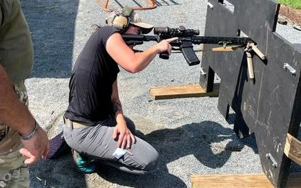 Shooting AR with Single Stage Trigger