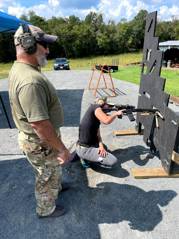 Shooting AR with Single Stage Trigger