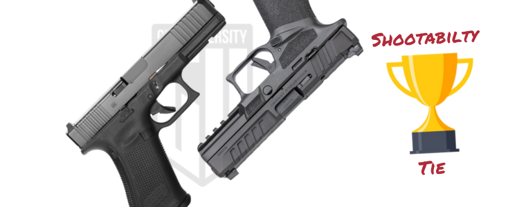 Glock 17 vs SA Echelon Winner Shootability