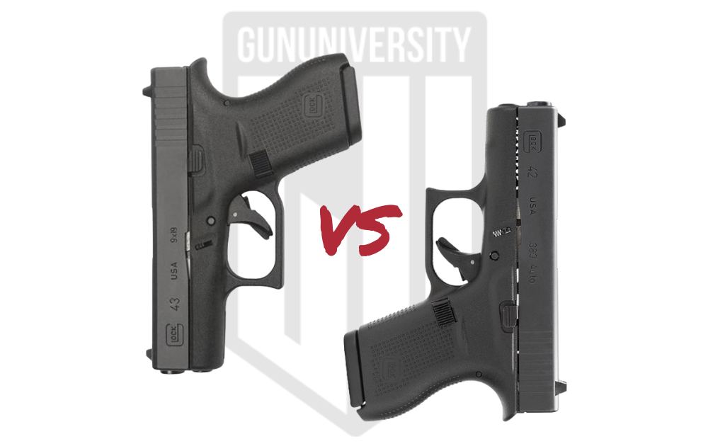 Glock 42 vs Glock 43