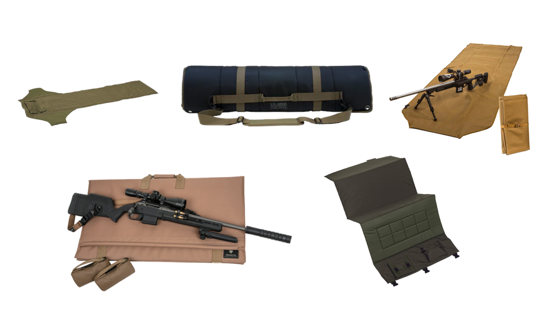 Different types of shooting mats