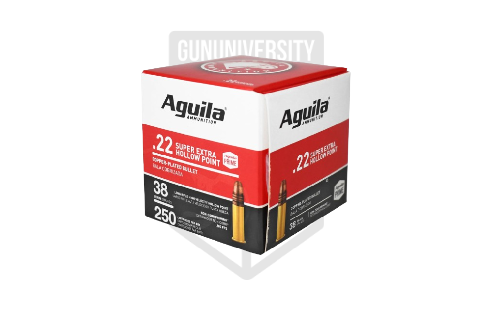 Aguila .22 Super Extra Hollow Point 38 Gr