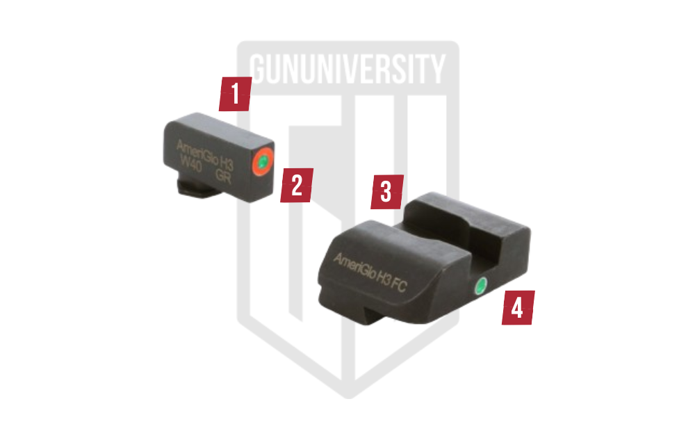 Ameriglo i-Dot Sights Features