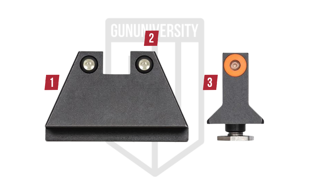 Night Fision Suppressor Height Sights Features