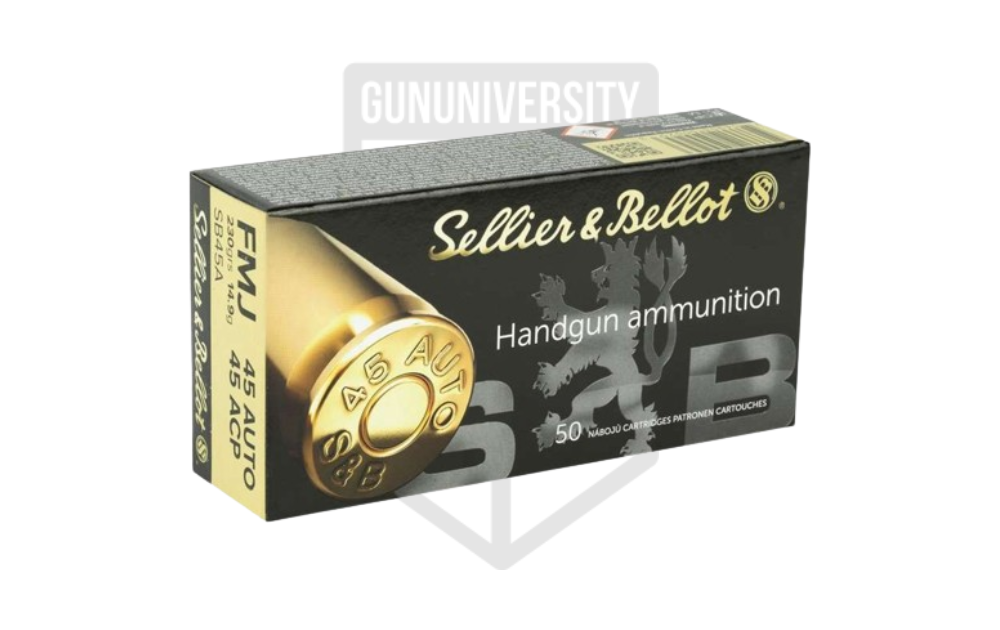 Sellier & Bellot 45 ACP 230 Gr FMJ