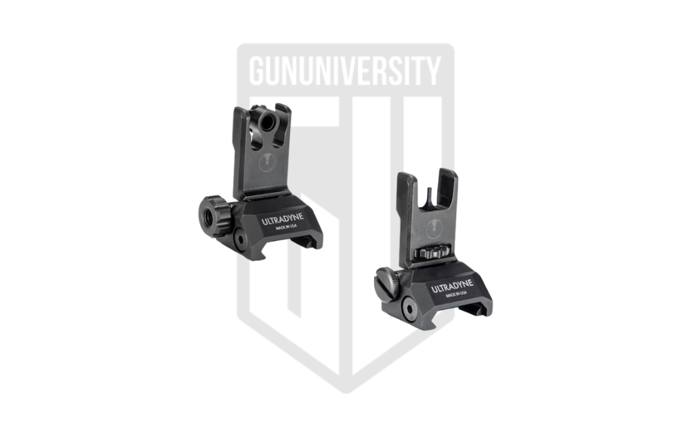 Ultradyne C2 Folding Front and Rear Sight Combo