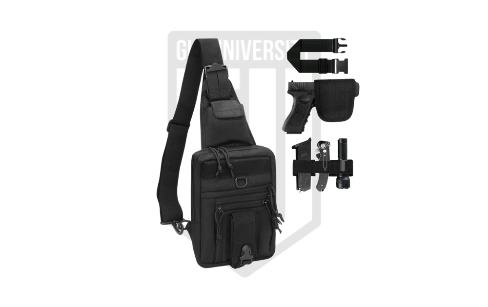 Tactical Chest Sling Pistol Bag