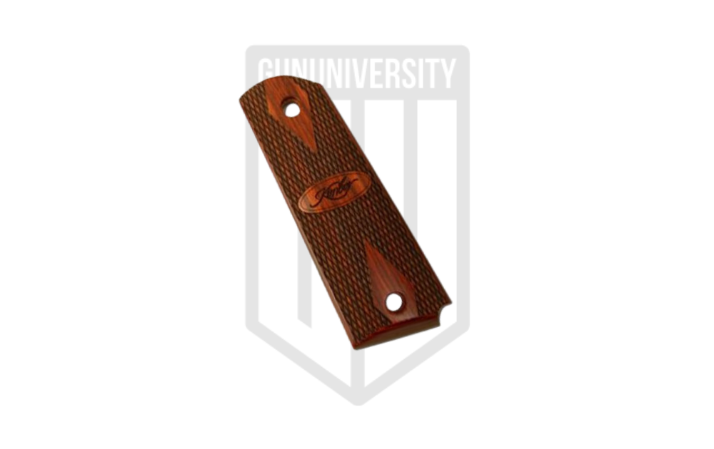 Kimber Rosewood Double Diamond Logo Grips